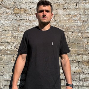 Organic Modern Fit T-Shirt - The pb - Small White Print