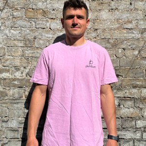 Organic Oversize Fit T-Shirt - The pb plumbum - Small Black Print