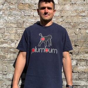 Organic Oversize Fit T-Shirt - The bum plumbum - Large Print