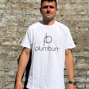 Organic Oversize Fit T-Shirt - The pb plumbum - Large Black Print