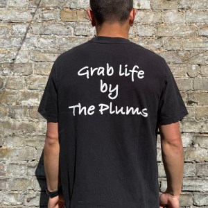 Organic Oversize Fit T-Shirt - GLBTP - Large White Back Print