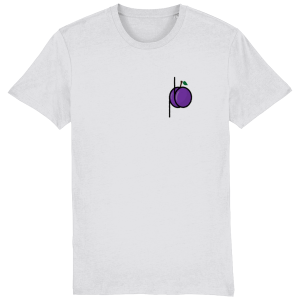 Organic Modern Fit T-Shirt - The plum - Medium Print