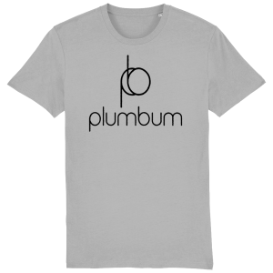 Organic Modern Fit T-Shirt - The pb plumbum - Large Black Print