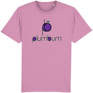 Organic Oversize Fit T-Shirt - The plum plumbum - Large Print