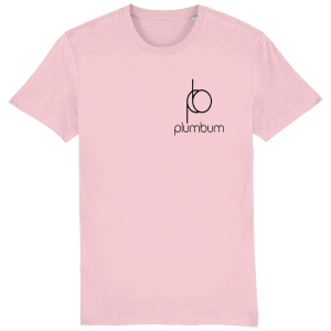 Organic Modern Fit T-Shirt - The pb plumbum - Medium Black Print