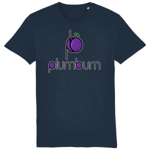 Organic Modern Fit T-Shirt - The plum plumbum - Large Print