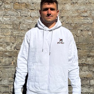 Organic Medium Fit Hoodie - The bum plumbum - Embroidery