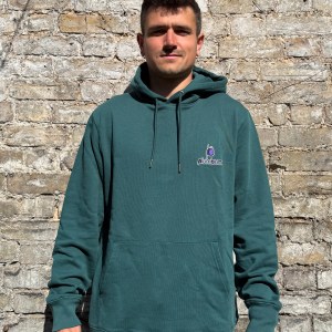 Organic Medium Fit Hoodie - The plum plumbum - Embroidery