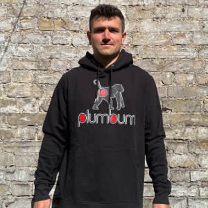 Organic Medium Fit Hoodie - The bum plumbum - Large Print