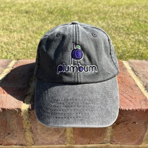 Vintage Cap - The plum plumbum - Embroidery