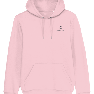 Organic Medium Fit Hoodie - The pb plumbum - Black Embroidery