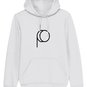 Organic Medium Fit Hoodie - The pb - Large Black Print