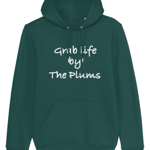 Organic Medium Fit Hoodie - GLBTP - Large White Print