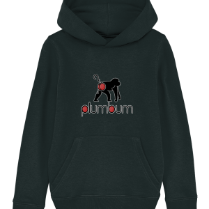 Organic Kids Hoodie - The bum plumbum - Large Print