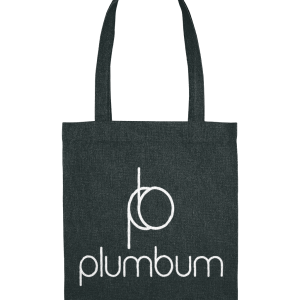 Recycled Tote Bag – The pb plumbum – Large White Print