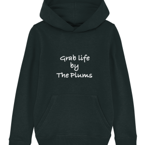 Organic Kids Hoodie - GLBTP - Large White Print