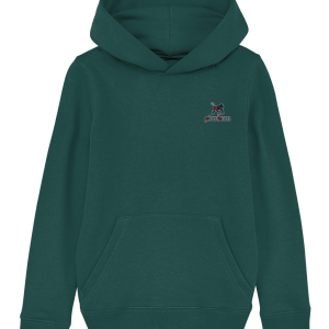 Organic Kids Hoodie - The bum plumbum - Embroidery