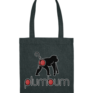 Recycled Tote Bag – The bum plumbum – Large Print